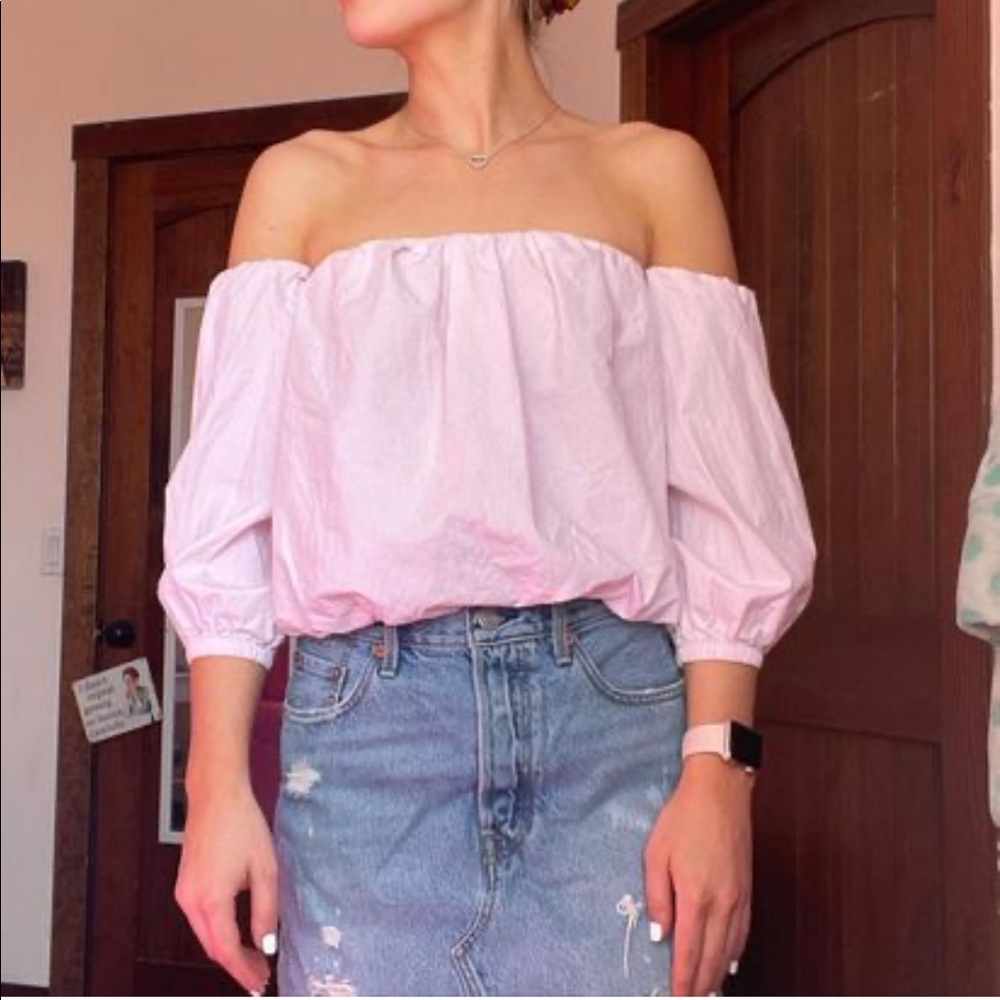 7FAMK off the shoulder blouse